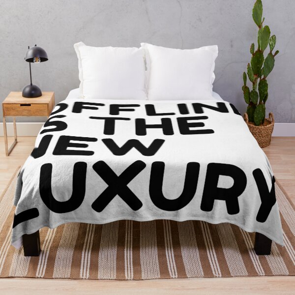 Item preview, Offline Is The New Luxury - Digital Detox Quote designed and sold by Tamer ⭐⭐⭐⭐⭐.