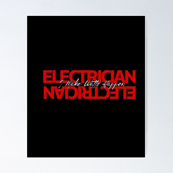 Item preview, Electrician funny work pun fun I make watts happen  designed and sold by wearlaugh.