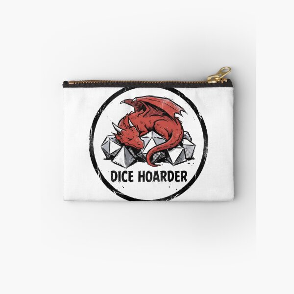 Item preview, Dice Hoarder Dragon Resting On Polyhedral Set designed and sold by Fenay Designs.