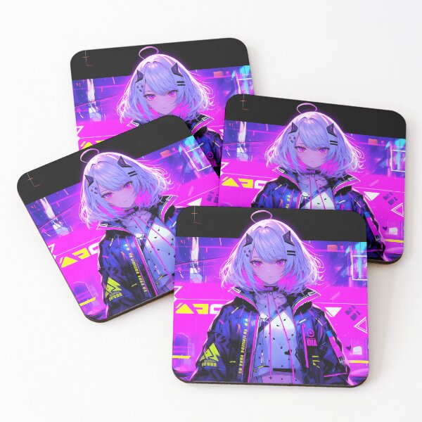 Item preview, Cyberpunk anime girl designed and sold by iWallGlow.