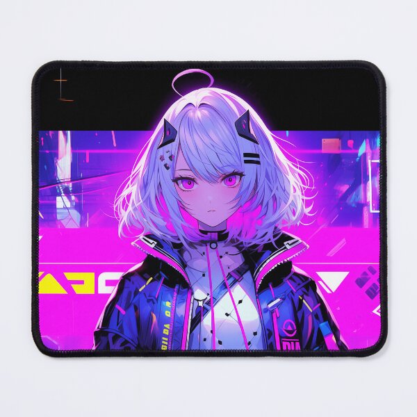 Item preview, Cyberpunk anime girl designed and sold by iWallGlow.