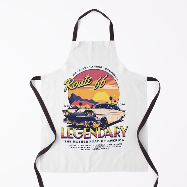 Item preview, Route 66 - 100 Years of Legendary - 1926-2026 - The Mother Road of America - Retro Sunset Edition designed and sold by RMD-Design.