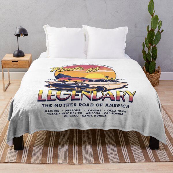 Item preview, Route 66 - 100 Years of Legendary - 1926-2026 - The Mother Road of America - Retro Sunset Edition designed and sold by RMD-Design.