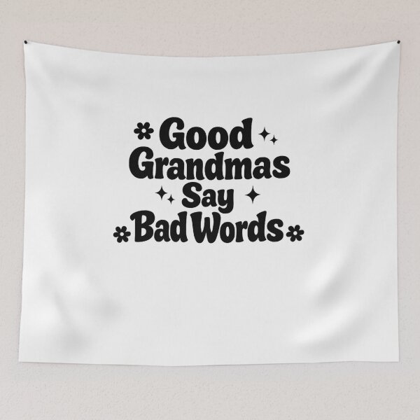 Item preview, Good Grandmas Say Bad Words | Funny Retro Grandma T-Shirt designed and sold by DailyDrivesct.