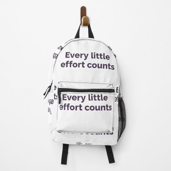 Item preview, Daily Hustle: "Every Little Effort Counts" Motivational Typography designed and sold by VibranPalette.