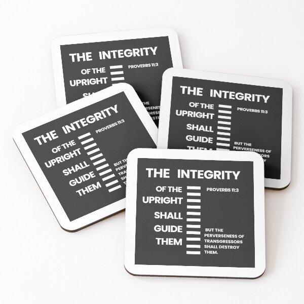 Item preview, Proverbs 11:3 designed and sold by Undonemadenew.