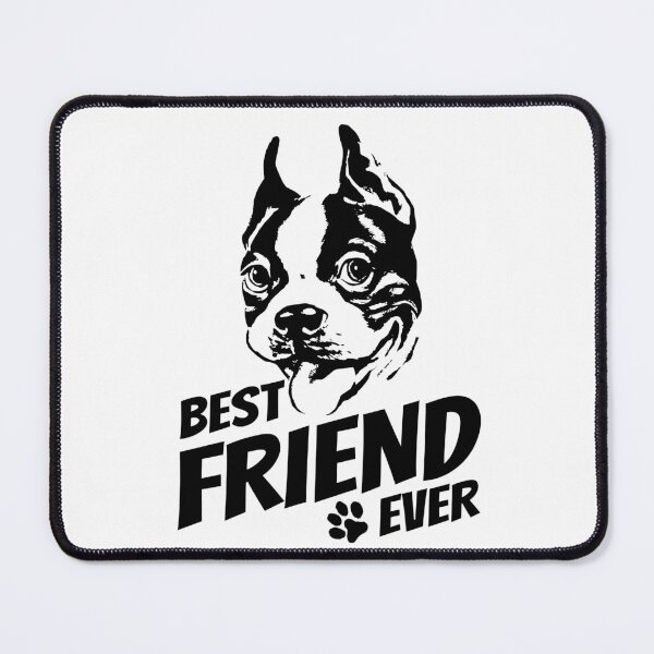 Item preview, Boston Terrier - best friend - dog owner designed and sold by Halfstone.