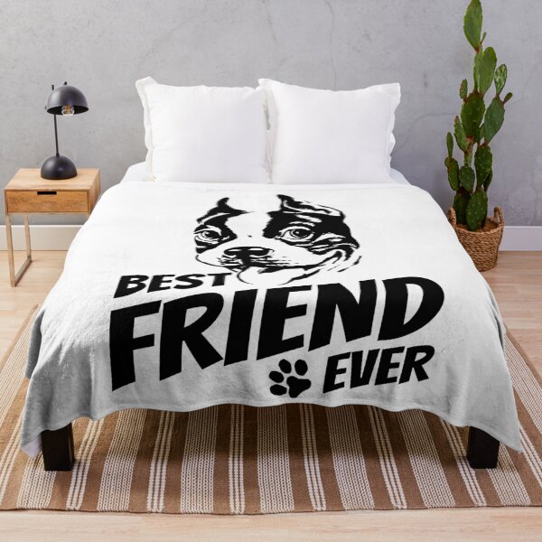 Item preview, Boston Terrier - best friend - dog owner designed and sold by Halfstone.