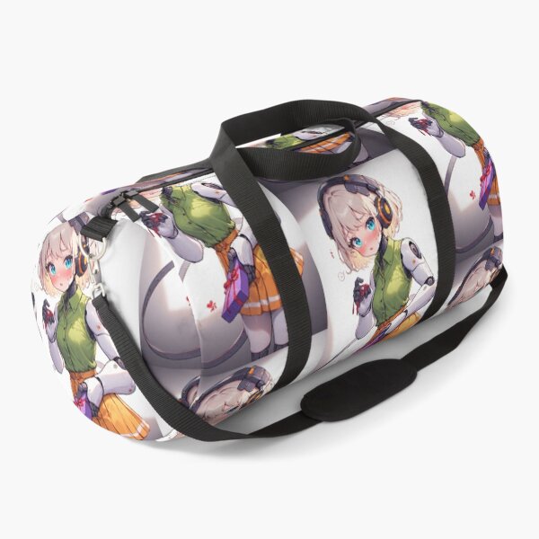 Item preview, Romantic anime android girl holding a gift designed and sold by ArtsJulian.