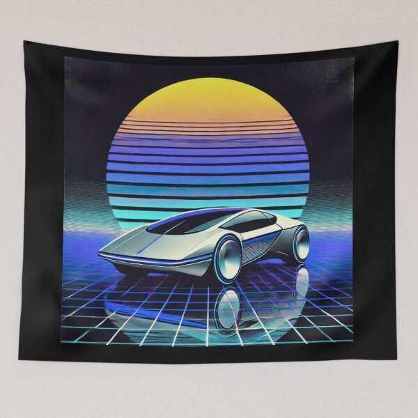 Item preview, retro concept car designed and sold by TEEJAMBOREE.