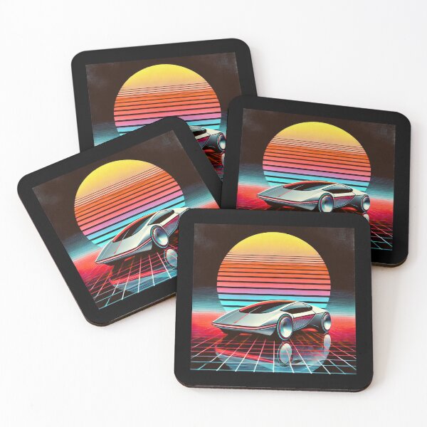 Item preview, retro concept car designed and sold by TEEJAMBOREE.