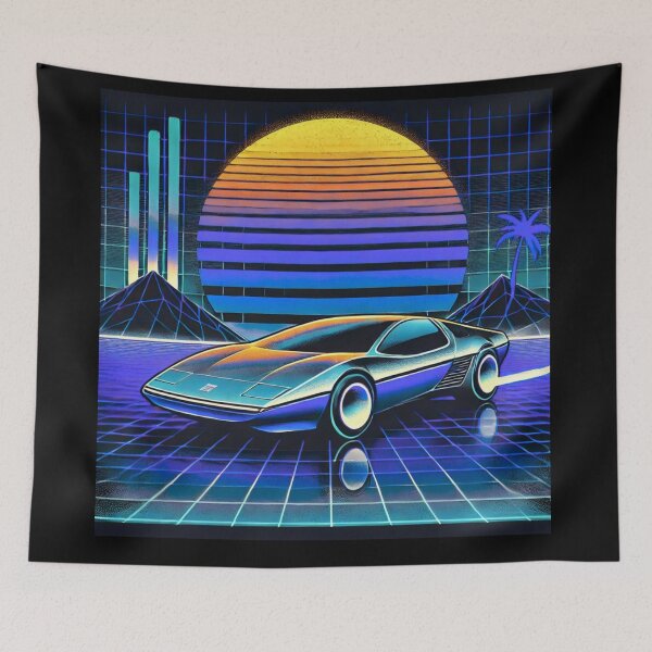 Item preview, retro concept car designed and sold by TEEJAMBOREE.