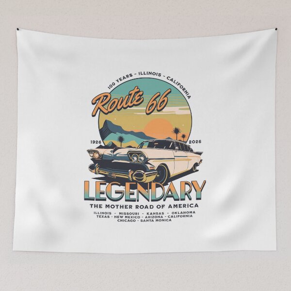 Item preview, Route 66 - 100 Years of Legendary - 1926-2026 - The Mother Road of America - Retro Toy Edition designed and sold by RMD-Design.
