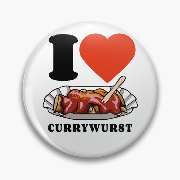 Item preview, I love currywurst - fast food fan - sausage cult designed and sold by Halfstone.
