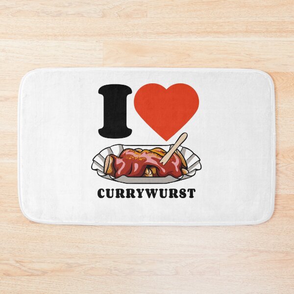 Item preview, I love currywurst - fast food fan - sausage cult designed and sold by Halfstone.