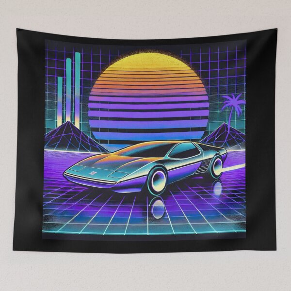 Item preview, retro concept car designed and sold by TEEJAMBOREE.