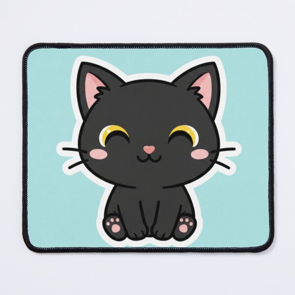 Item preview, black cat designed and sold by SAOUIDI.