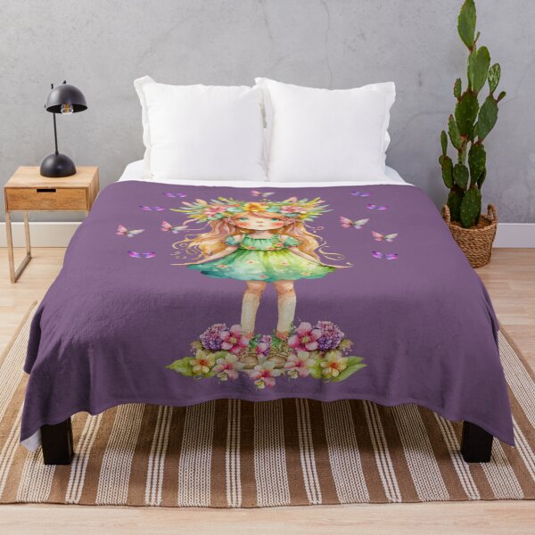 Item preview, Spring watercolor fairy and butterflies designed and sold by Lovemountain.