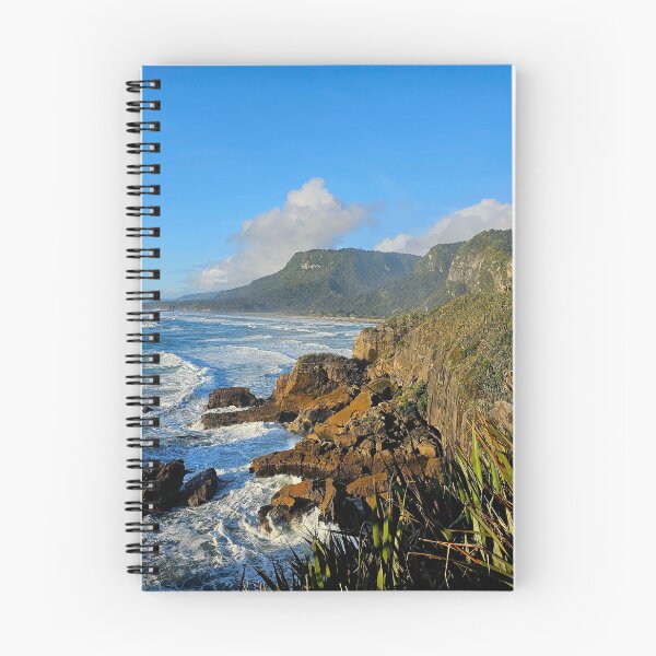 Item preview, Waves on tree crested cliffs designed and sold by DanLeutton.