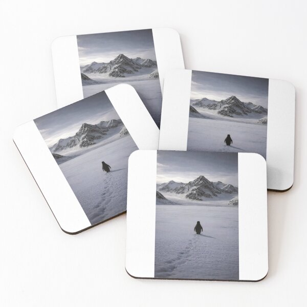 Item preview, The Lonely Journey – A Penguin’s Path Through the Frozen Wild designed and sold by sentaxfe.