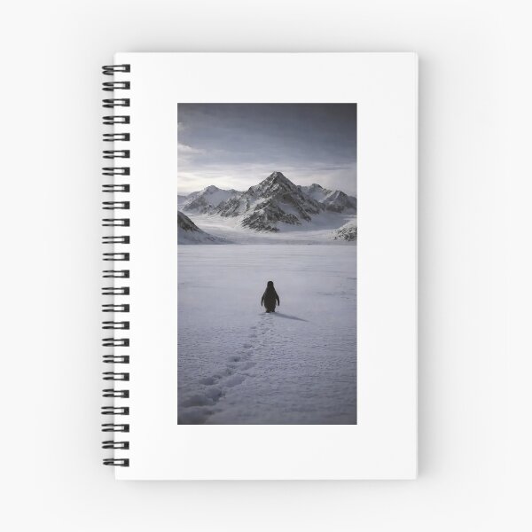 Item preview, The Lonely Journey – A Penguin’s Path Through the Frozen Wild designed and sold by sentaxfe.