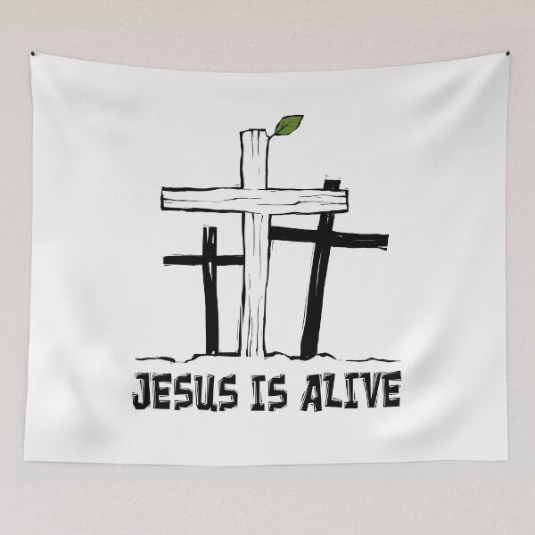 Item preview, Jesus lives - Cross, Resurrection, Hope designed and sold by Halfstone.