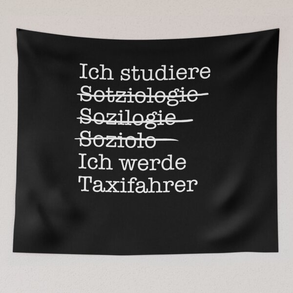Item preview, I'm studying sociology. Taxi driver funny saying designed and sold by Halfstone.