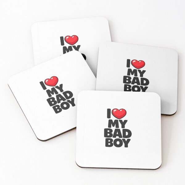 Item preview, I ❤️ My Bad Boy T-Shirt | Cute Love Heart Graphic Tee | Fun Romantic Streetwear designed and sold by DailyDrivesct.
