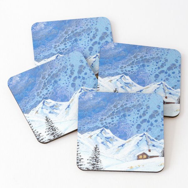 Item preview, Cabin in the Snow designed and sold by KimsArtGallery.