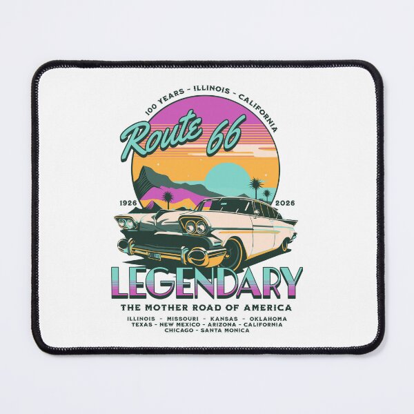 Item preview, Route 66 - 100 Years of Legendary - 1926-2026 - The Mother Road of America - French Sweets Edition designed and sold by RMD-Design.