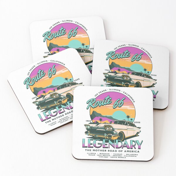 Item preview, Route 66 - 100 Years of Legendary - 1926-2026 - The Mother Road of America - French Sweets Edition designed and sold by RMD-Design.