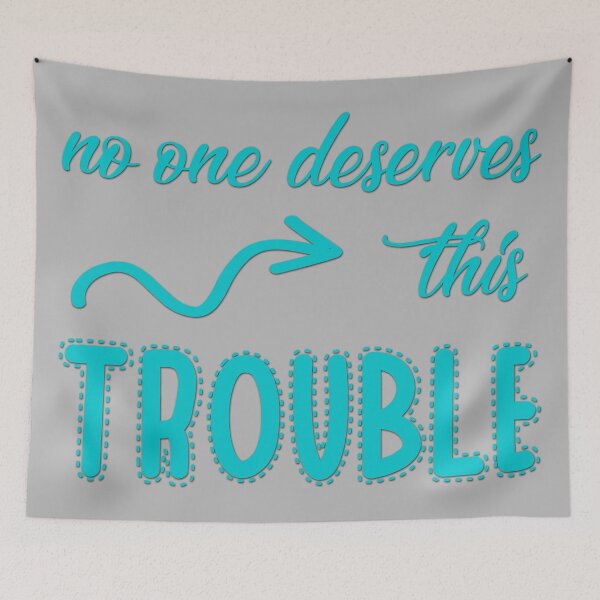 Aperçu de l'œuvre Juste Trouble créée et vendue par ThymeLeeDesigns.
