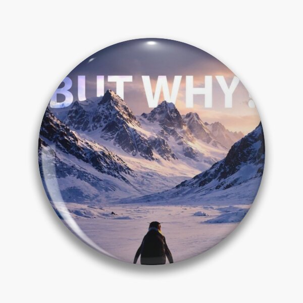 Item preview, But Why? – A Solitary Question in the Frozen Silence Penguin designed and sold by sentaxfe.