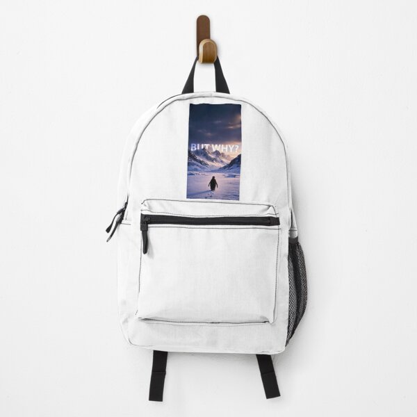 Item preview, But Why? – A Solitary Question in the Frozen Silence Penguin designed and sold by sentaxfe.