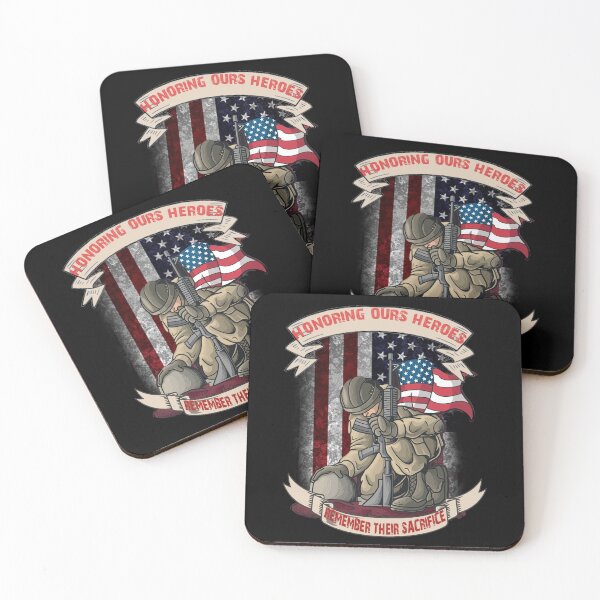 Item preview, Honoring Our Heroes – Remember Their Sacrifice Military Tribute Art designed and sold by MKBgdesign.