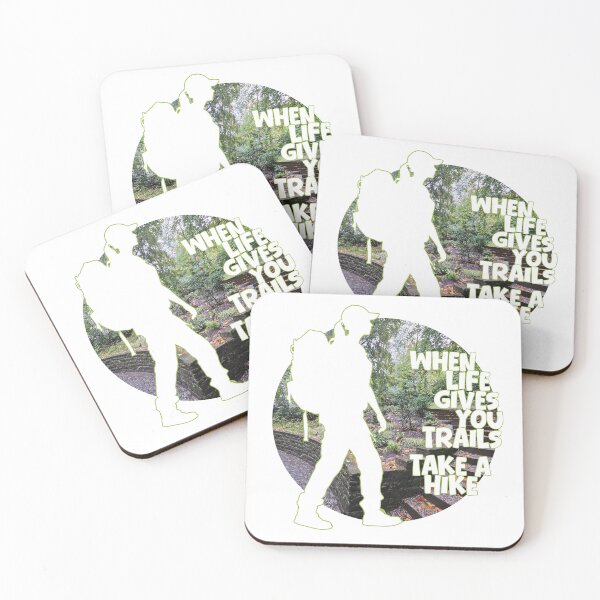 Item preview, Hiker with Lucerne background...When Life Gives You Trails...Take a Hike designed and sold by CHASAcreative.