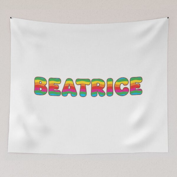 Item preview, ❤️ Beatrice Personalized Name Wavy Retro Shirt, Coffee Mug, Sticker Gift designed and sold by HelixPedia.