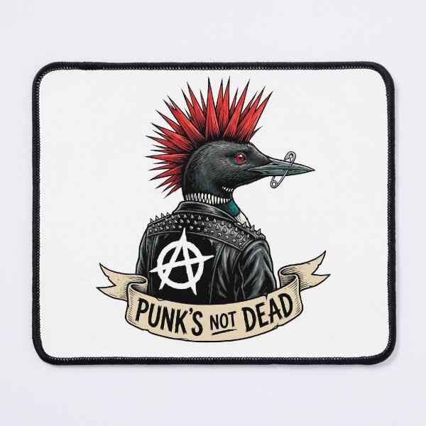 Item preview, Punk’s Not Dead – Anarchy Crow Punk Illustration designed and sold by WallaceSilvaART.