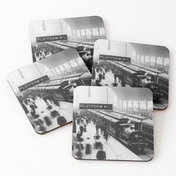 Item preview, Trains in Paddington Station, England | Photograph from the Industrial Revolution | High and Classy History designed and sold by Based History.