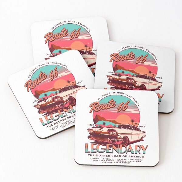 Item preview, Route 66 - 100 Years of Legendary - 1926-2026 - The Mother Road of America - Candy Shop Edition designed and sold by RMD-Design.