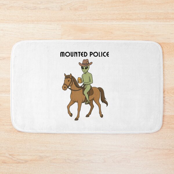 Item preview,  Mounted Police Patrol – Officer on Horseback designed and sold by Everyday Aliens.