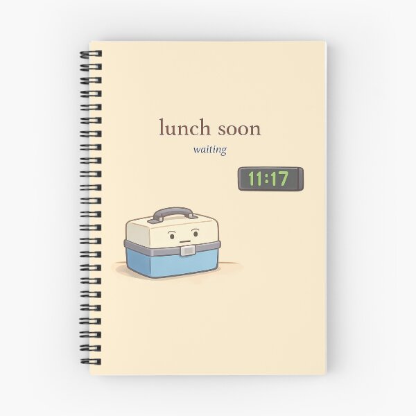 Item preview, Lunch Soon – Workday Waiting Design designed and sold by stoneyme store.