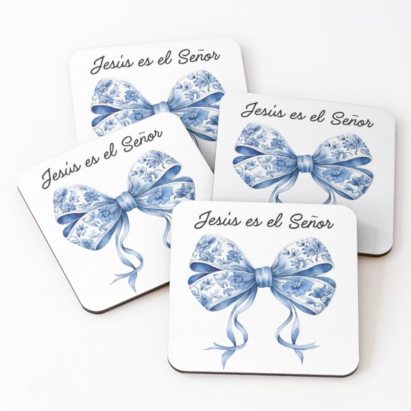 Item preview, Jesus es el Senor blue bow designed and sold by jubileerose78.