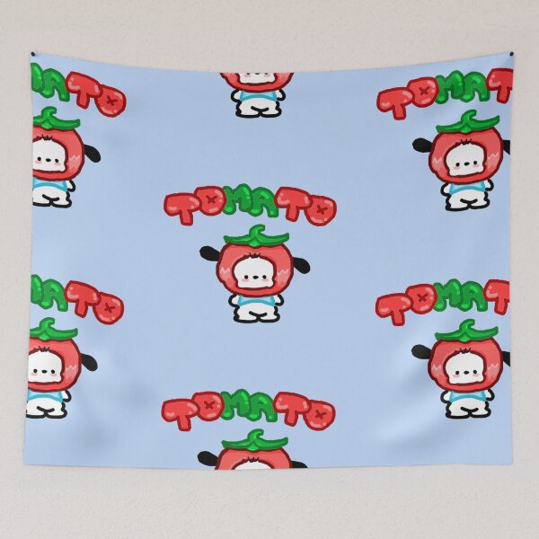 Item preview, Cute Tomato Puppy – Kawaii Fruit-Themed Dog designed and sold by Heavenly-Cloudz.