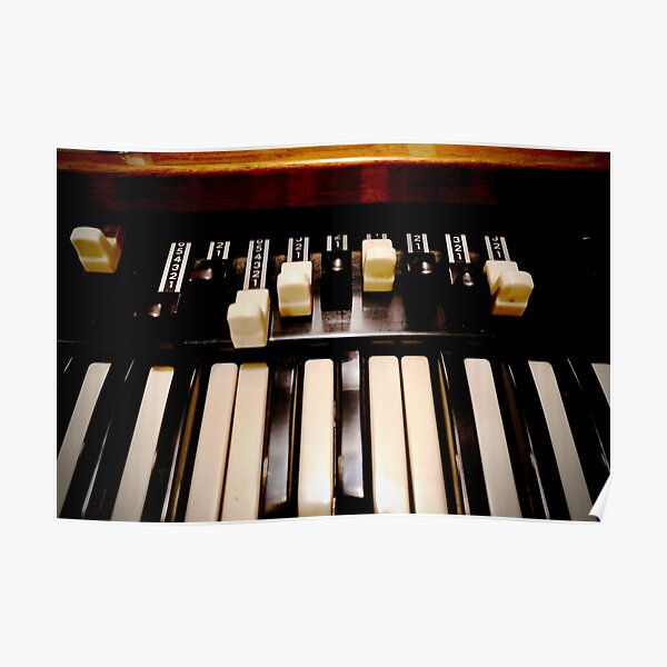 Hammond B3 Organ Poster