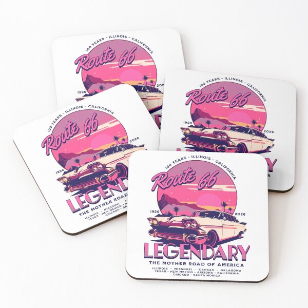 Item preview, Route 66 - 100 Years of Legendary - 1926-2026 - The Mother Road of America - Lilac Wine Edition designed and sold by RMD-Design.