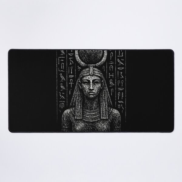Item preview, Isis Egyptian Goddess – Dark Occult Hieroglyph Illustration designed and sold by Mortisigil.