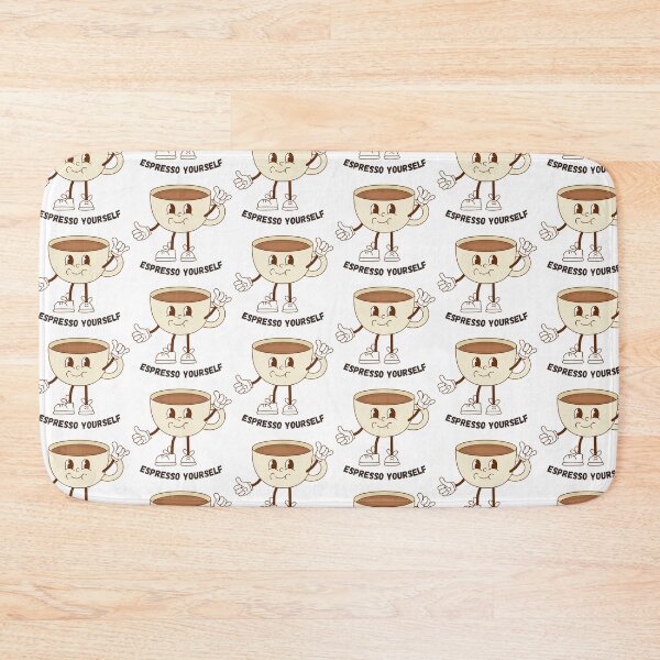 Item preview, Espresso Yourself - Retro Vintage Cartoon Coffee Cup designed and sold by InfiniteOrbit.