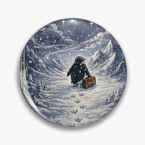 Item preview, The Nihilist Tarot Card - Solitary Penguin Meme designed and sold by akiotatsuo.