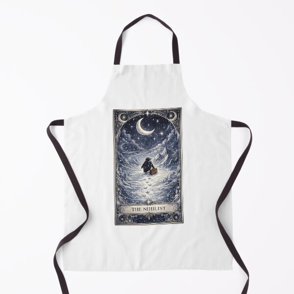 Item preview, The Nihilist Tarot Card - Solitary Penguin Meme designed and sold by akiotatsuo.